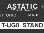 Astatic D-104 Decals for the Base of the Microphone